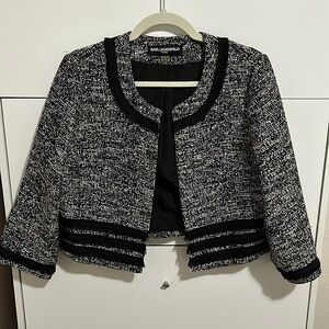 Karl Lagerfeld Tweed crop jacket